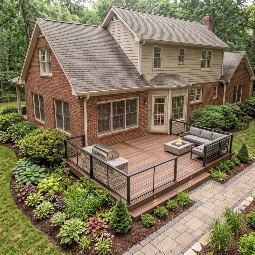 Johns Creek deck after — new deck